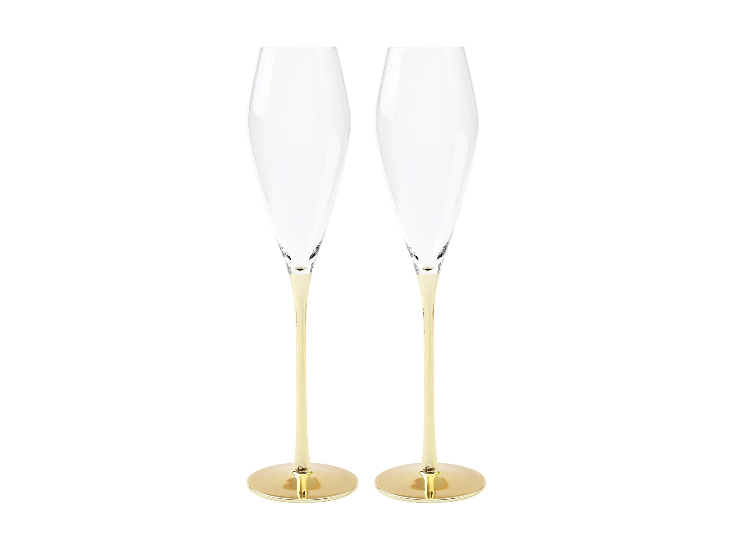 Everleigh Prosecco Glass 250ML Set Of 2 Gold Gift Boxed