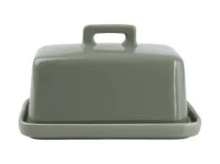 Epicurious Butter Dish Sage Gift Boxed
