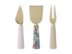 Arcadia Cheese Knife Set 3pc Gift Boxed