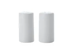 White Basics Cylindrical Salt & Pepper