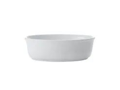 White Basics Pie Dish Oval 13cm