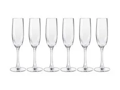 Cosmopolitan Flute 160ML Set Of 6 Gift Boxed