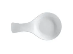 White Basics Round Spoon Rest 23cm