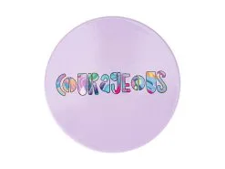 Kasey Rainbow Be Fierce Ceramic Coaster 10cm Courageous