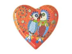 Love Hearts Heart Plate 15.5cm Fan Club