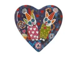 Love Hearts Heart Plate 15.5cm Cup Cakes