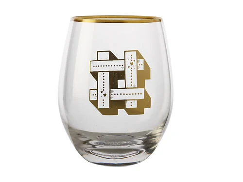 The Letterettes Stemless Glass 500ML # Gift Boxed""