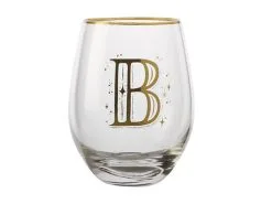 The Letterettes Stemless Glass 500ML B Gift Boxed""
