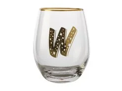 The Letterettes Stemless Glass 500ML W Gift Boxed""