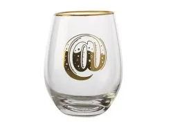 The Letterettes Stemless Glass 500ML @ Gift Boxed""