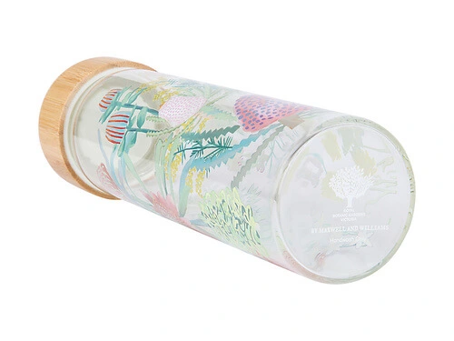 Royal Botanic Gardens Native Blooms Glass Water Bottle 550ML - Image 3