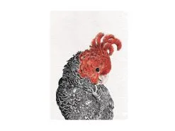 Marini Ferlazzo Birds Tea Towel 50x70cm Sulphur-crested Cockatoo
