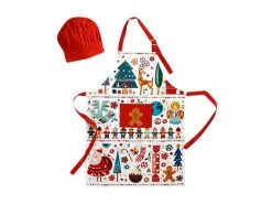Festive Friends Children's Apron & Chef Hat Set