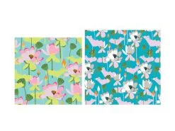 Royal Botanic Gardens Victoria Beeswax Wrap Set Of 2 Lotus Gift Pack
