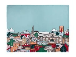 Megan McKean Cities Tea Towel 50x70cm Melbourne