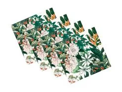 The Blck Pen Night Garden Cotton Napkin Set Of 4 45x45cm