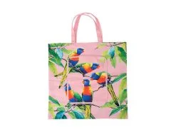 Katherine Castle Bird Talk Tote Bag 40x40cm Rainbow Lorikeets