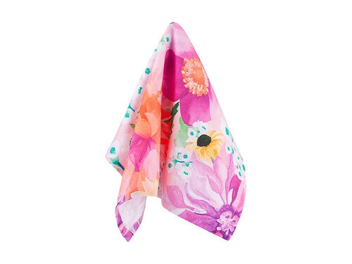 Teas & C's Dahlia Daze Cotton Napkin Set Of 4 45x45cm Pink - Image 2