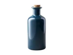 Epicurious Oil Bottle Cork Lid 500ML Teal Gift Boxed