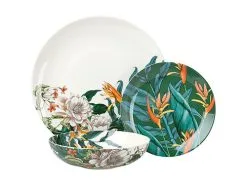 The Blck Pen Night Garden Coupe Dinner Set 12pc Foliage Gift Boxed