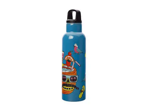 Mulga The Artist Double Wall Insulated Bottle 600ML Coconut - Image 2
