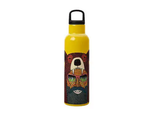 Mulga The Artist Double Wall Insulated Bottle 600ML Bear Man - Image 3