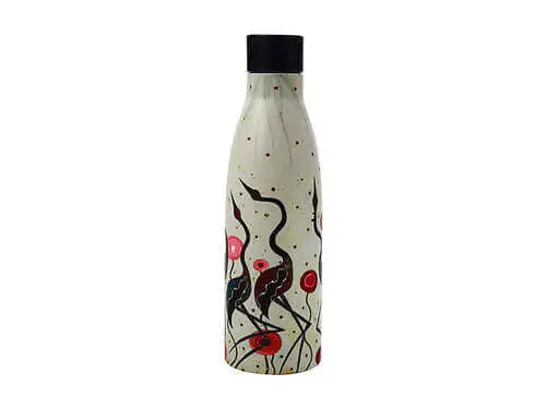 Melanie Hava Jugaig-Bana-Wabu Double Wall Insulated Bottle 500ML Brolgas - Image 2