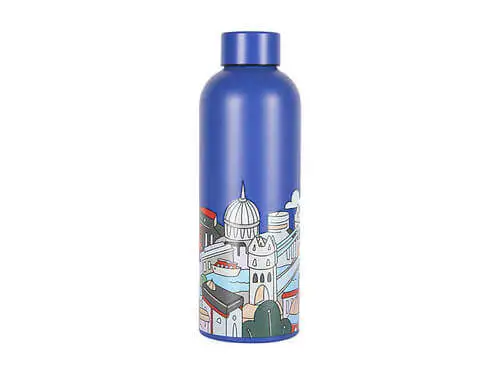 Megan McKean Cities Double Wall Insulated Bottle 500ML London - Image 3