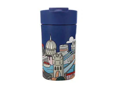 Megan McKean Cities Double Wall Insulated Cup 350ML London - Image 2