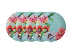 Balinese Garden Bamboo Plate 27cm Set Of 4