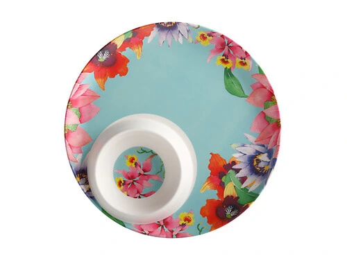 Balinese Garden Bamboo Chip & Dip 32x3cm