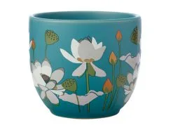 Royal Botanic Gardens Victoria Lotus Planter Pot 12cm Aqua