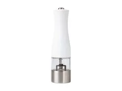 Cosmopolitan Electric Salt/Pepper Mill 21cm White Gift Boxed