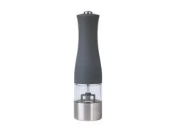 Cosmopolitan Electric Salt/Pepper Mill 21cm Grey Gift Boxed