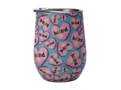 Kasey Rainbow Be Kind Double Wall Insulated Tumbler 350ML Hearts