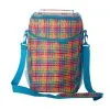 Kasey Rainbow Be Kind Insulated Picnic Cooler Bag Plaid
