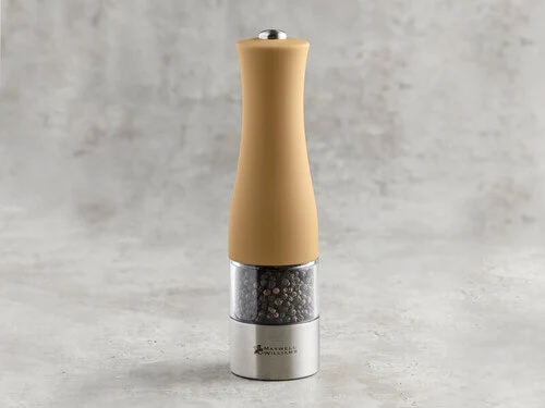 Cosmopolitan Electric Salt/Pepper Mill 21cm Ochre Gift Boxed - Image 2