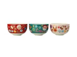 Kasey Rainbow Sparkly Season Bowl 10cm Set Of 3 Gift Boxed