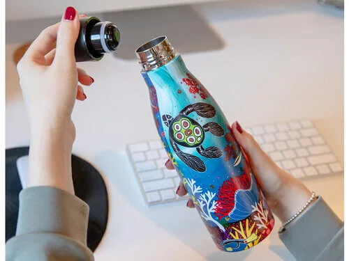 Melanie Hava Jugaig-Bana-Wabu Double Wall Insulated Bottle 500ML Reef Wonderland - Image 3